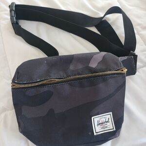 Herschel Black Camo Belt Bag